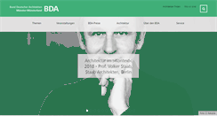 Desktop Screenshot of bda-muenster.de